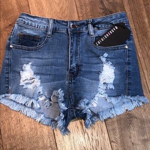 Fashion Nova jean shorts